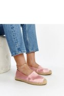 Jasnoróżowe espadryle z połyskiem na platformie Caithlin - Solea Jasnoróżowe espadryle z połyskiem na platformie Caithlin - Solea