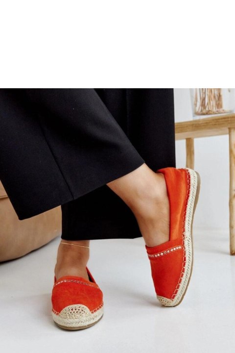 Pomarańczowe espadryle z cyrkoniami Abia - Solea Pomarańczowe espadryle z cyrkoniami Abia - Solea