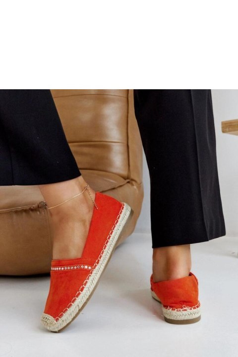 Pomarańczowe espadryle z cyrkoniami Abia - Solea Pomarańczowe espadryle z cyrkoniami Abia - Solea