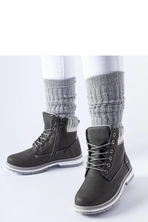 Szare ocieplane traperki Perillard - Solea Szare ocieplane traperki Perillard - Solea