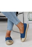 Niebiesko-złote błyszczące espadryle Surana - Solea Niebiesko-złote błyszczące espadryle Surana - Solea