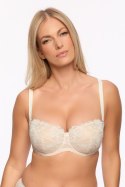 Biustonosz push up Biustonosz Usztywniany Model Esme 1281 Ecru/Beige - Gaia Biustonosz push up Biustonosz Usztywniany Model Esme 1281 Ecru/Beige - Gaia