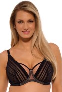 Biustonosz push up Biustonosz Usztywniany Model Johanne 1272 Black - Gaia Biustonosz push up Biustonosz Usztywniany Model Johanne 1272 Black - Gaia