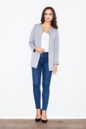 Kurtka Damska Model 345 Grey - Figl Kurtka Damska Model 345 Grey - Figl
