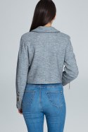 Kurtka Damska Model M607 Grey - Figl Kurtka Damska Model M607 Grey - Figl
