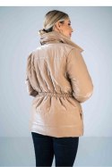 Kurtka Damska Model M933 Beige - Figl Kurtka Damska Model M933 Beige - Figl