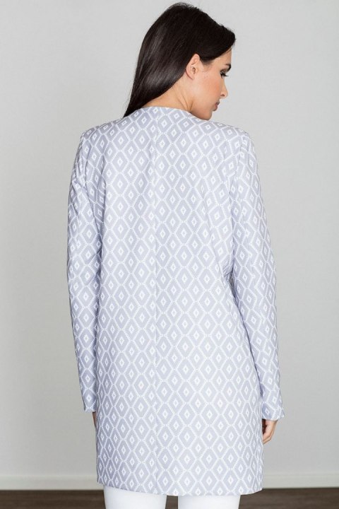 Płaszcz Damski Model M551 Wzór 68 - Figl Płaszcz Damski Model M551 Wzór 68 - Figl