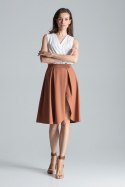 Spódnica Model M675 Brown - Figl Spódnica Model M675 Brown - Figl