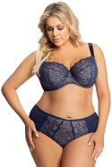 Biustonosz Soft Biustonosz Semi-Soft Model Blanca K357 Navy - Gorsenia Lingerie Biustonosz Soft Biustonosz Semi-Soft Model Blanca K357 Navy - Gorsenia Lingerie