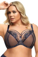 Biustonosz Soft Model Paradise K496 Navy - Gorsenia Lingerie Biustonosz Soft Model Paradise K496 Navy - Gorsenia Lingerie