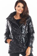 Kurtka Damska Model A384 Pikówka Black - awama Kurtka Damska Model A384 Pikówka Black - awama