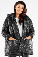 Kurtka Damska Model A536 Black - awama Kurtka Damska Model A536 Black - awama