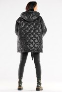 Kurtka Damska Model A536 Black - awama Kurtka Damska Model A536 Black - awama