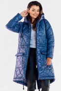 Kurtka Damska Model A538 Navy - awama Kurtka Damska Model A538 Navy - awama